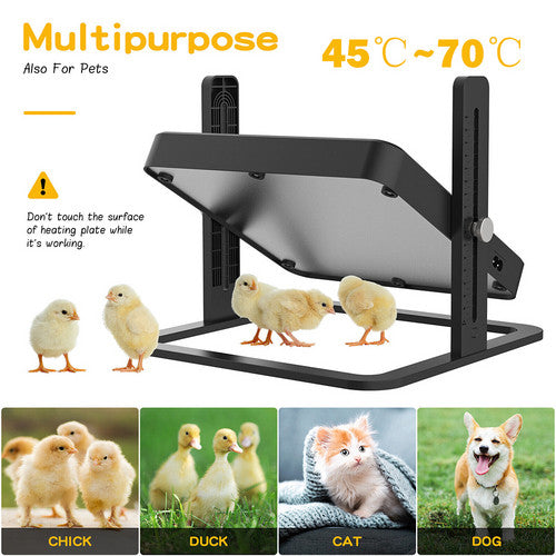 Chick Brooder Heating Plate Warmer Chicken Coop Brooding Heater Poultry Durable - Image 5
