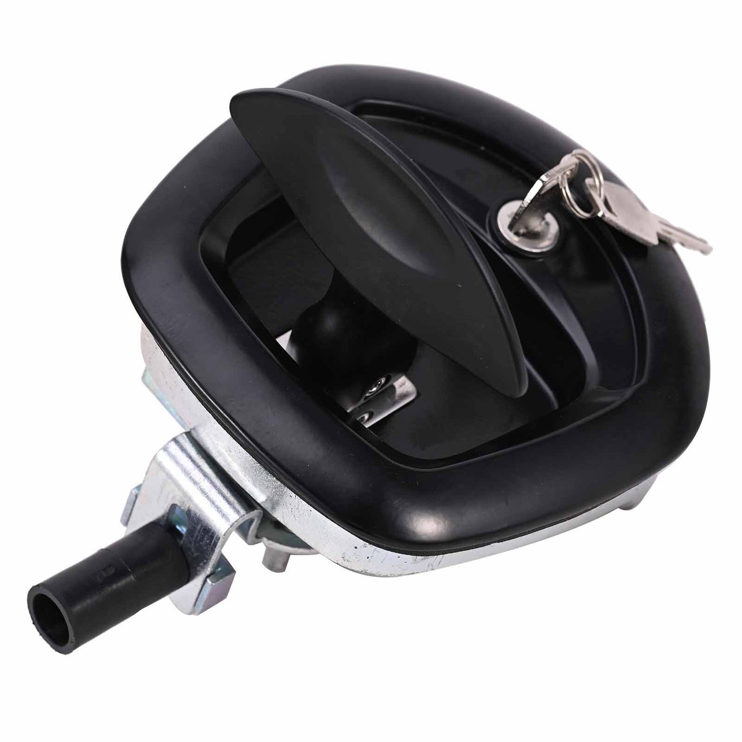 2PCS Black Central Locking T Handle Whale Tail Lock Folding Trailer Ute Canopy - Image 7