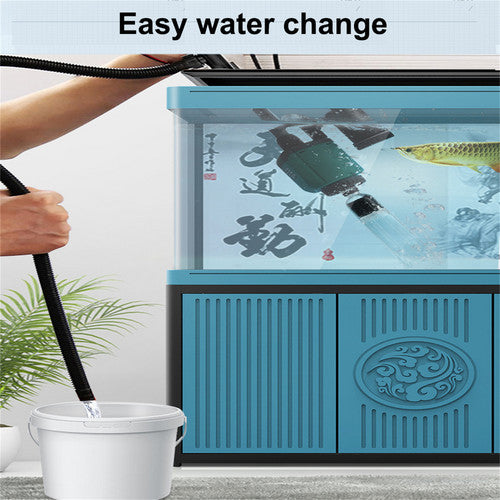36W aquarium sand washer with plug adapter & 15W 66LED RGBW aluminum shell bracket light 40CM/28-key control - Image 2