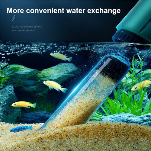 36W aquarium sand washer with plug adapter & 15W 66LED RGBW aluminum shell bracket light 40CM/28-key control - Image 4