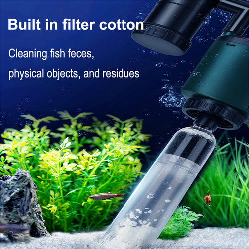 36W aquarium sand washer with plug adapter & 15W 66LED RGBW aluminum shell bracket light 40CM/28-key control - Image 5