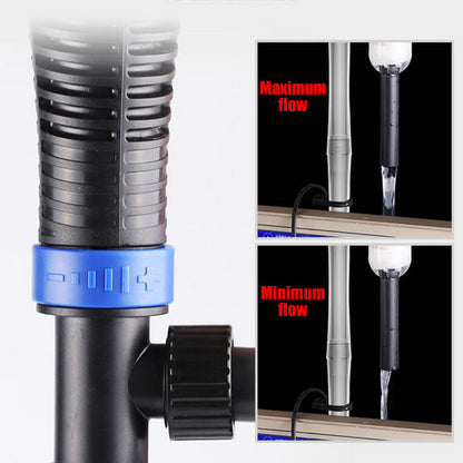 Aquarium cleaner 20W 1000L/H &15W/ 66LED RGBW aluminum shell bracket light 40CM/28-button control - Image 5