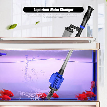 Aquarium cleaner 20W 1000L/H &15W/ 66LED RGBW aluminum shell bracket light 40CM/28-button control - Image 7