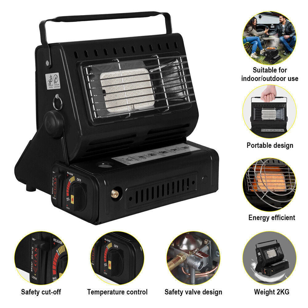 Portable Butane Gas Heater Cooker Camping Tent Outdoor Hiking Camper Survival AU - Image 2