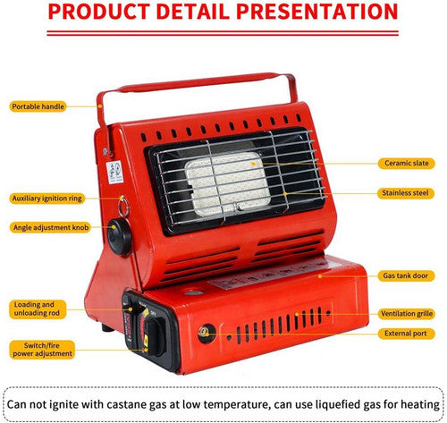 Portable Butane Gas Heater Cooker Camping Tent Outdoor Hiking Camper Survival AU - Image 4