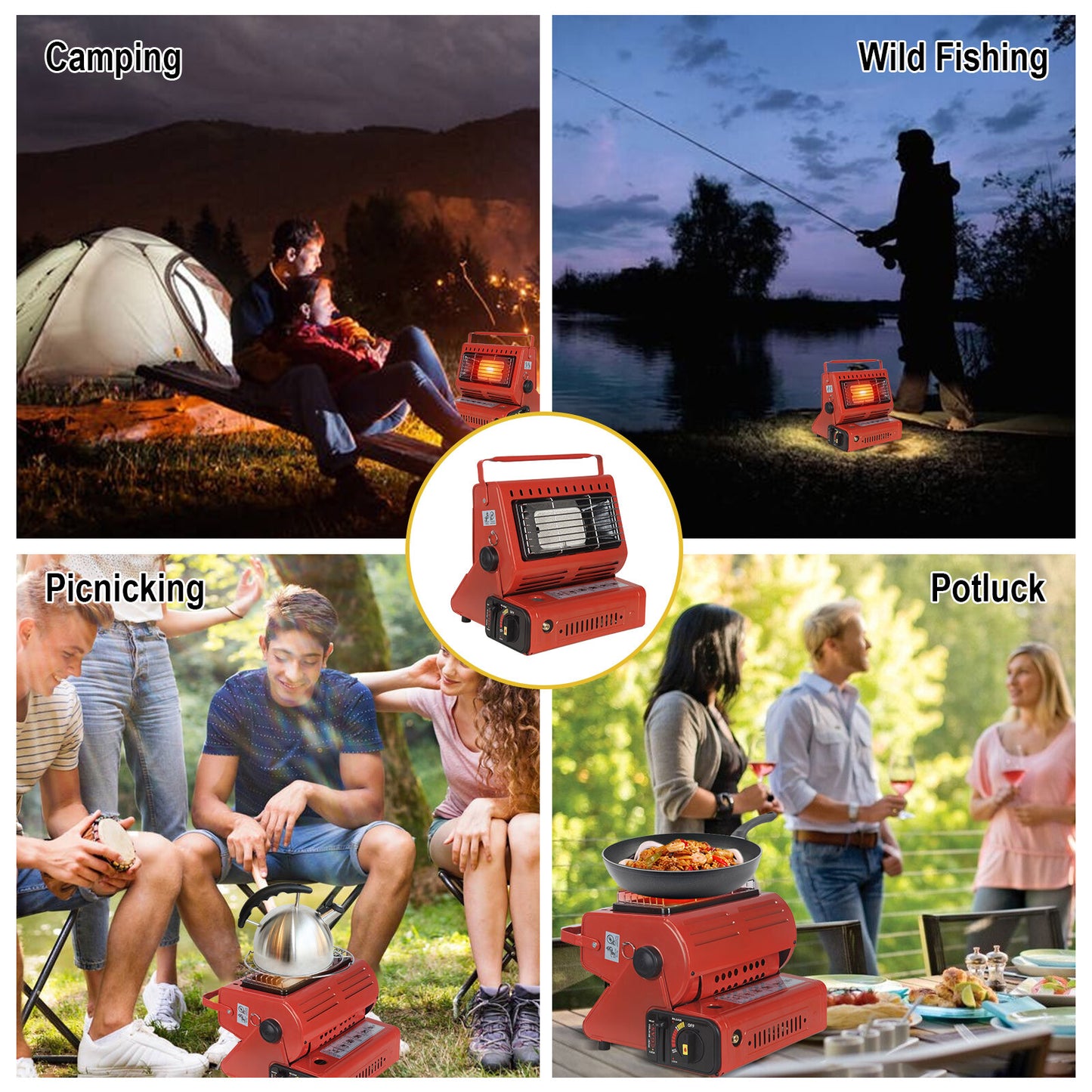 Portable Butane Gas Heater Cooker Camping Tent Outdoor Hiking Camper Survival AU - Image 8