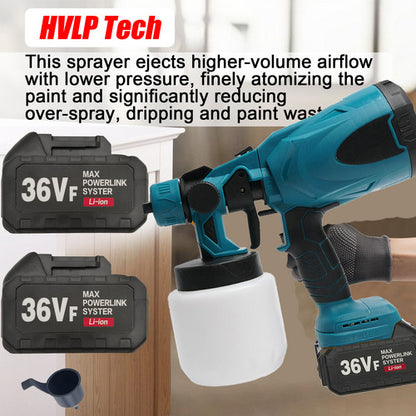 Cordless High Pressure Airless Spray Gun Paint Sprayer For Makita 18V Battery - Image 2