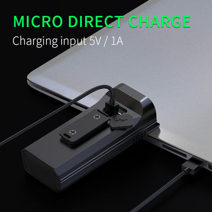 Waterproof Bike Light Set with Digital Battery Display Aluminum Alloy 360° Mount - Image 5