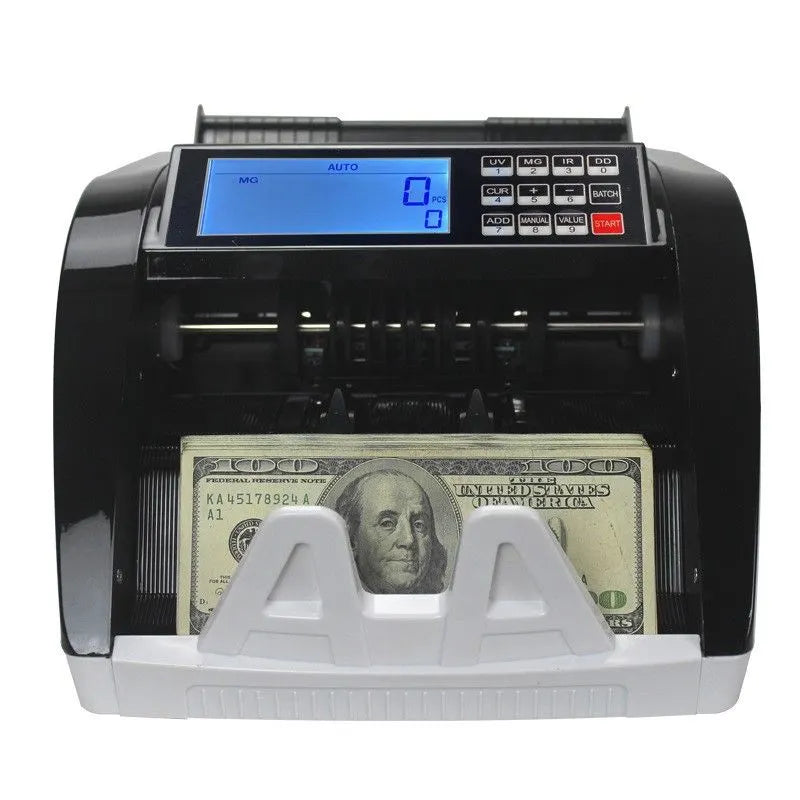 Australian Note Bill Money Cash Counter Machine with Value Count 4" LED Display - Image 5