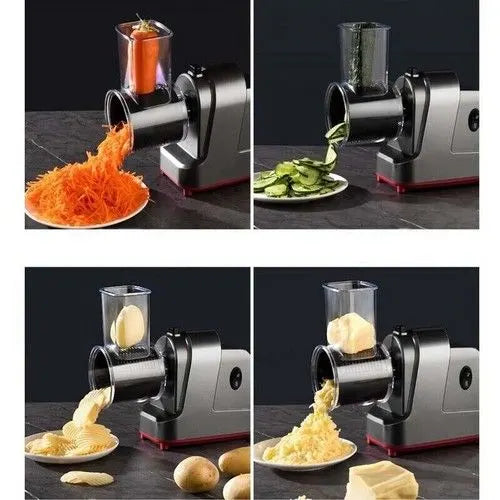 MAX 1200W Electric Cheese Grater Salad Maker With 5 Different Shapes of Blades AU - Image 8