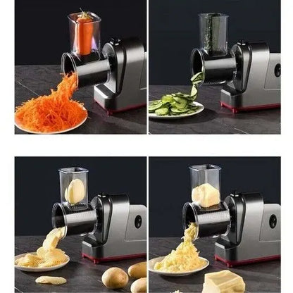 MAX 1200W Electric Cheese Grater Salad Maker With 5 Different Shapes of Blades AU - Image 8