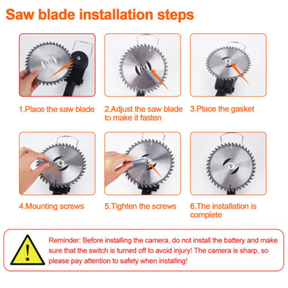 3in1 Cordless Grass Trimmer Grass Lawn Brush Cutter Whipper Snipper with 1 Battery - Image 7