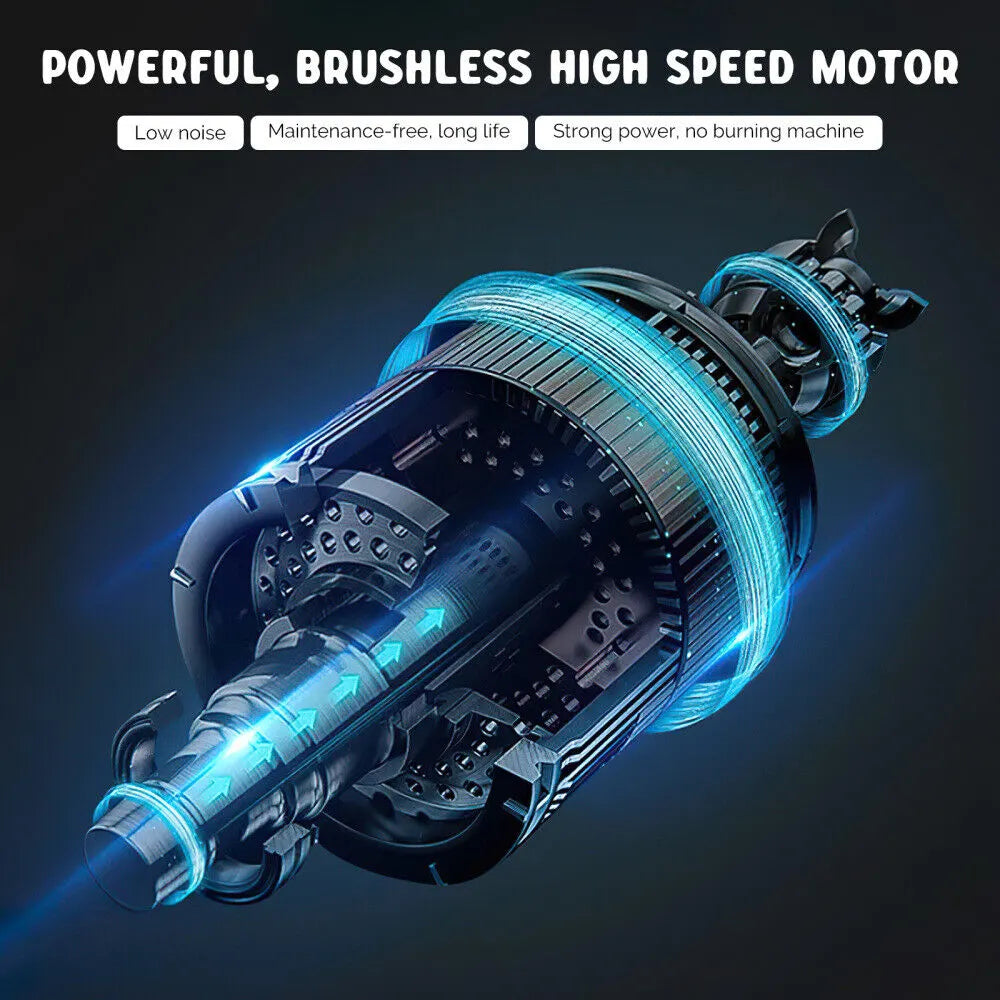3in1 Cordless Grass Trimmer Grass Lawn Brush Cutter Whipper Snipper with 2 Battery - Image 6