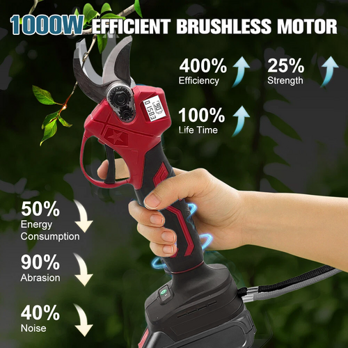 30mm Electric Pruning Shears Cordless Brushless Secateur For Makita 18V Battery - Image 2