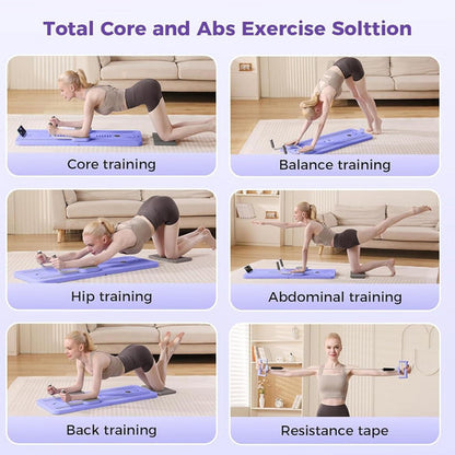 Abdominal Exercise Board Push Up Board Pilates Reformer Set Fitness Equipment - Image 3