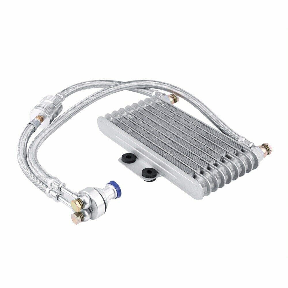 New 125ml Motorcycle Oil Cooler Cooling Radiator Kit For Honda CB CG 100CC-250CC  - Image 4