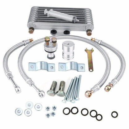 New 125ml Motorcycle Oil Cooler Cooling Radiator Kit For Honda CB CG 100CC-250CC  - Image 5
