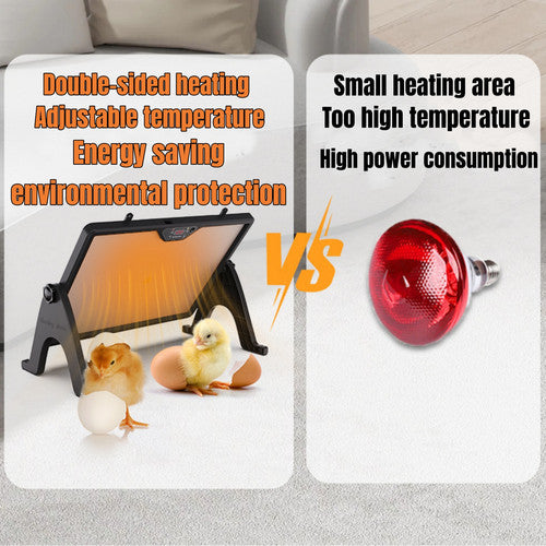 Chick Brooder Heating Plate Chicken Coop Heater Dual-Sided Duck Poultry Brooder - Image 5