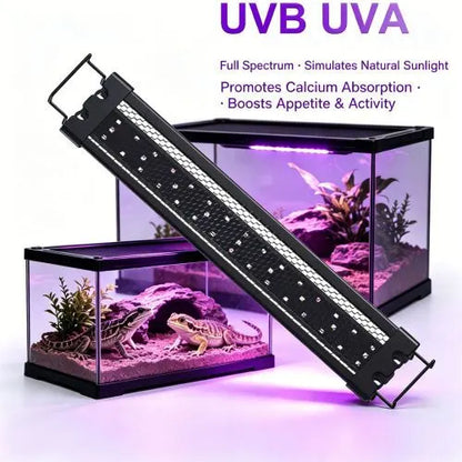 40cm Adjustable Reptile 5.0UVA UVB Lamps LED Light for Reptile Tanks Pet Lighting System - Image 4