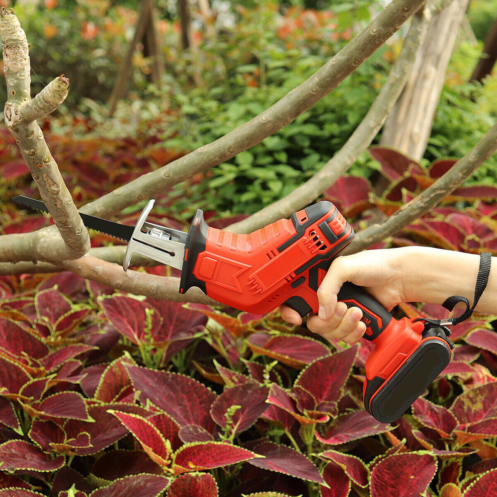 Red Cordless Electric Reciprocating Saw Cutter w+ Blades For Makita Battery - Image 5