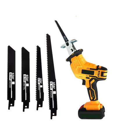 Yellow Cordless Electric Reciprocating Saw Cutter w+ Blades For Makita Battery - Image 3