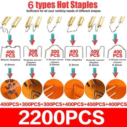 200W 🔥Plastic Welding Machine Kit  Stapler Welder Garage Tool Repair Car Bumper - Image 3