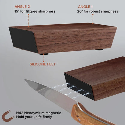 Rolling Knife Sharpener Kit For Straight Edge Roller Knife Sharpening Gift setAU - Image 6