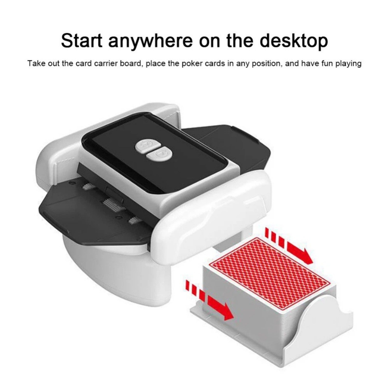 2 Deck Automatic Card Shuffler Board Game Poker Playing Cards Shuffling Machine - Image 8