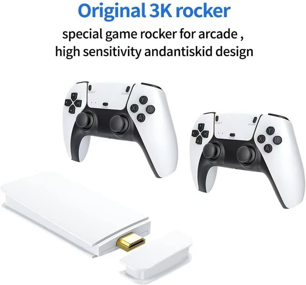 M15 40000+4K HDMI TV Video Game Stick Retro Gaming Console 2 Wireless Controller - Image 2