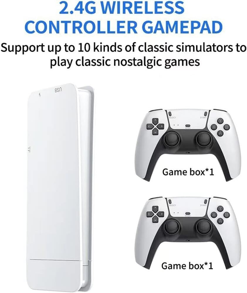 M15 40000+4K HDMI TV Video Game Stick Retro Gaming Console 2 Wireless Controller - Image 8