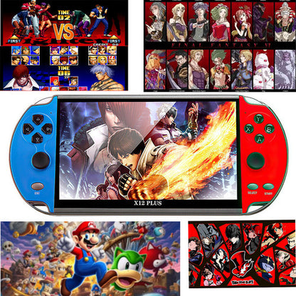 20000+ Retro Games 7 inch Handheld Game Consoles Portable Games Console X12 Plus - Image 2