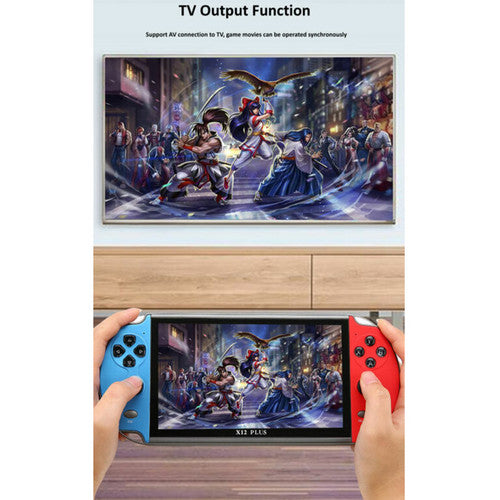 20000+ Retro Games 7 inch Handheld Game Consoles Portable Games Console X12 Plus - Image 4