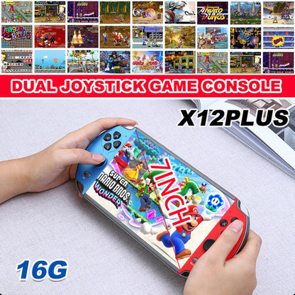 20000+ Retro Games 7 inch Handheld Game Consoles Portable Games Console X12 Plus - Image 6