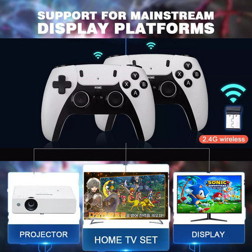 60000+ TV Video Game Stick Retro Gaming Console w/ 2 Wireless Controller 4K HDMI - Image 4