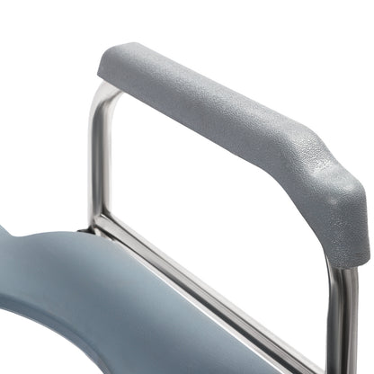Upgrade 64-74cm Raised Toilet Seat Riser w/ Arms For Elderly Handicap Bathroom - Image 9