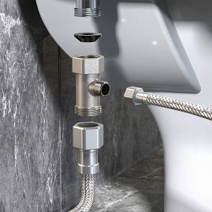 Toilet Bidet Seat Dual Nozzles Bidet Non Electric Toilet Water Sprayer Bathroom - Image 6