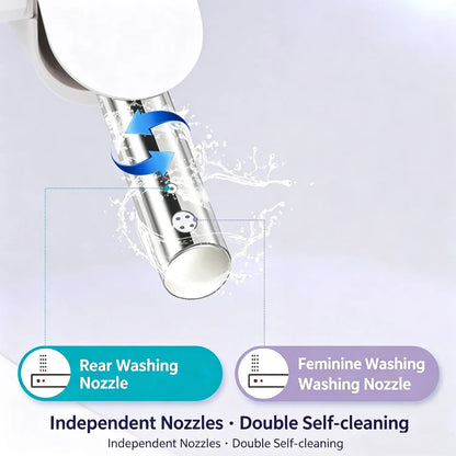 Electric Toilet Bidet Seat Cover Auto Massage Washlet Bathroom Warm Water Dry AU - Image 4