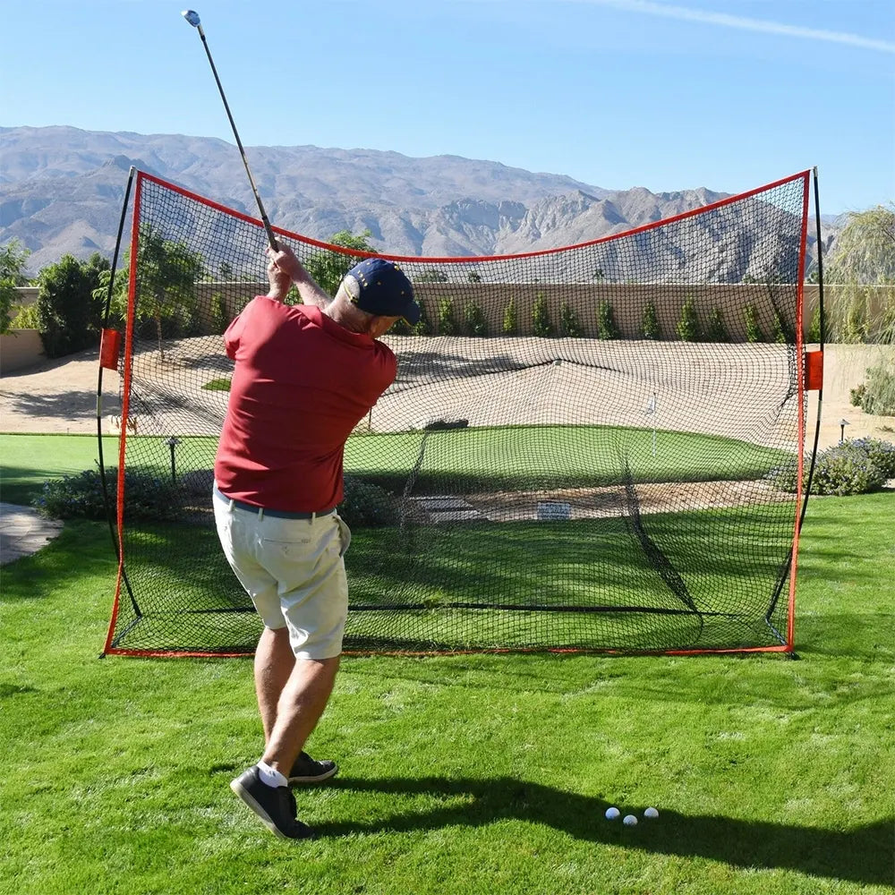 3M Huge Golf Practice Net Portable Hitting Swing Training Net Outdoor +Carry Bag - Image 4