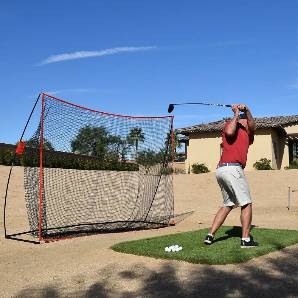 3M Huge Golf Practice Net Portable Hitting Swing Training Net Outdoor +Carry Bag - Image 5