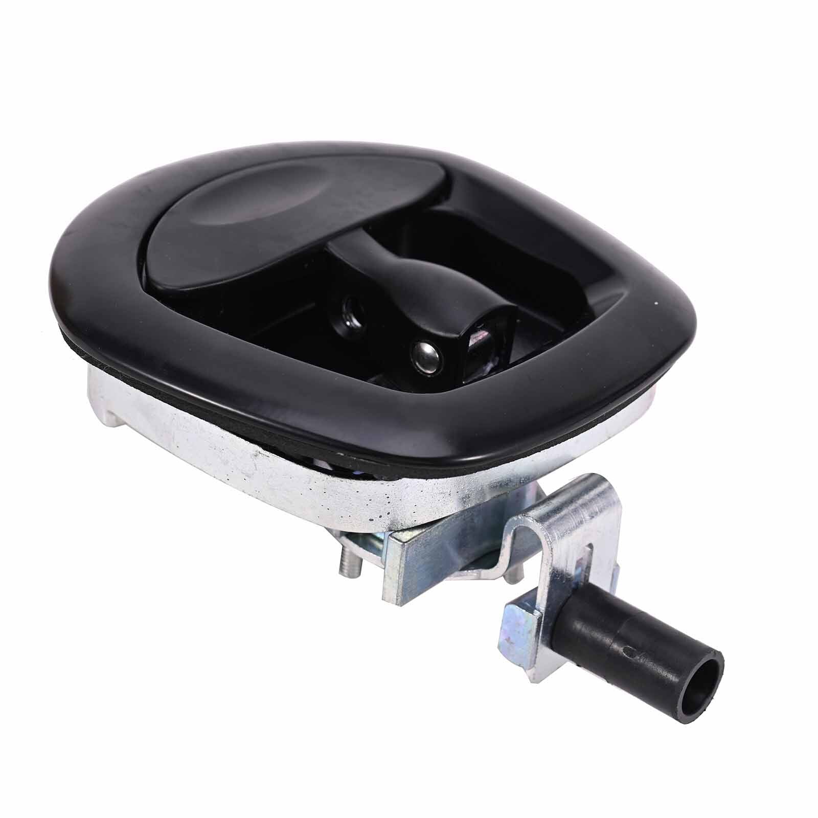 Black Power Operated Central Locking Handle Whale Tail Lock Recessed Folding 12V - Image 7