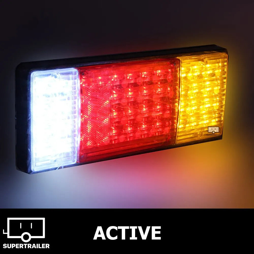 2X 44 LED Tail Lights Trailer Ute Caravan Truck Stop Indicator rear LAMP 10-30V - Image 2