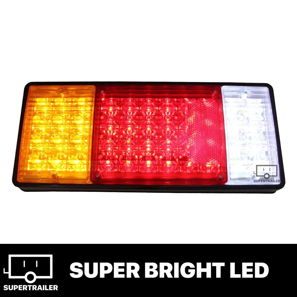 2X 44 LED Tail Lights Trailer Ute Caravan Truck Stop Indicator rear LAMP 10-30V - Image 6