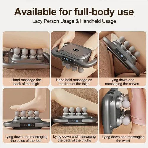 24 Heads Fascia Massage Gun Muscle Relax for Legs,Back,Waist,Hips Massage AU - Image 4