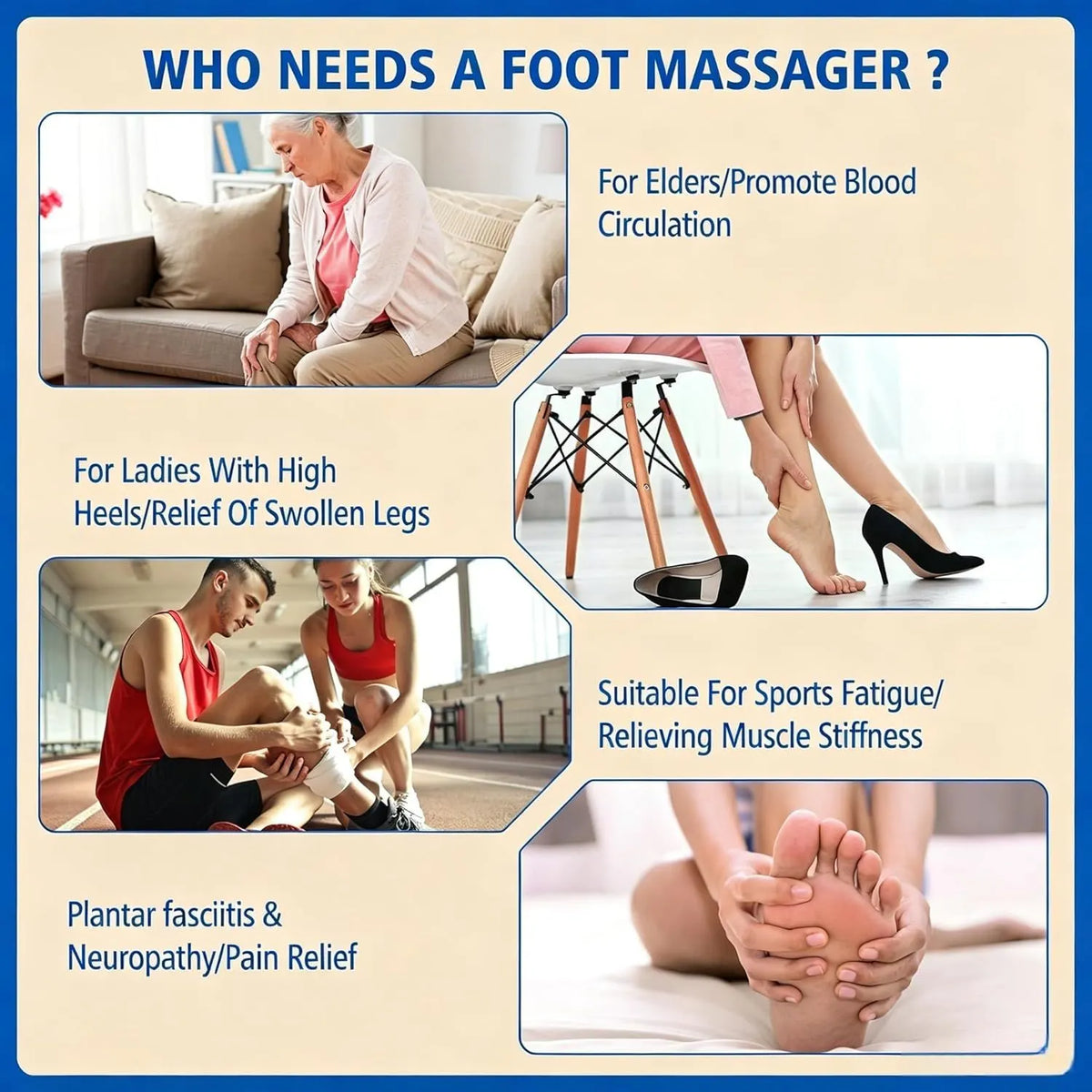 NEW Electromagnetic Foot Circulation Massager Neuropathy for Foot AU - Image 7
