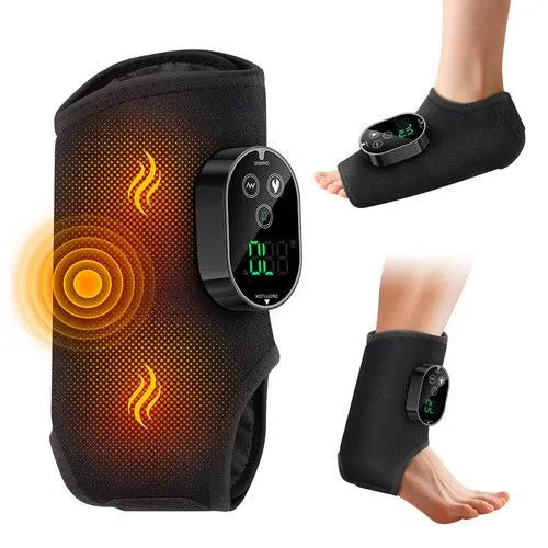Black Cordless Ankle Heating Pad, Foot and Ankle Massager with Heat Foot Renew Triple  - Image 3