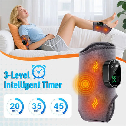 GRAY Cordless Ankle Heating Pad, Foot and Ankle Massager with Heat Foot Renew Triple  - Image 2