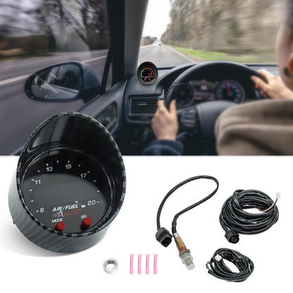 52mm AFR O2 UEGO Wideband Air Fuel Ratio Gauge Kit 30-0300 LSU 4.9 Probe Sensor - Image 3