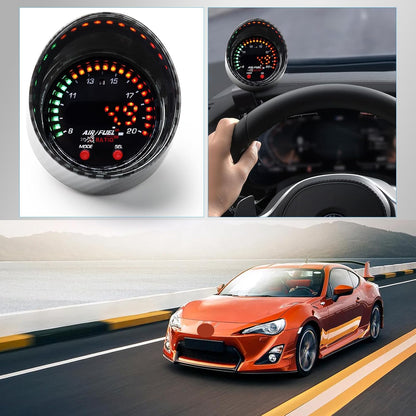 52mm AFR O2 UEGO Wideband Air Fuel Ratio Gauge Kit 30-0300 LSU 4.9 Probe Sensor - Image 5