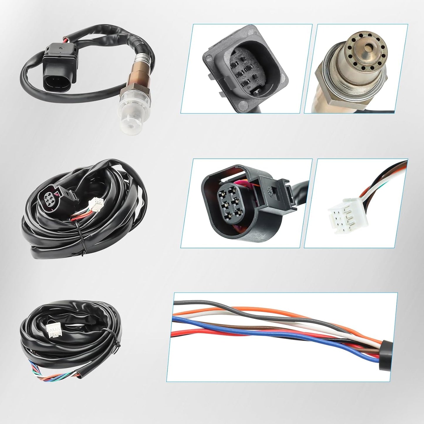 52mm AFR O2 UEGO Wideband Air Fuel Ratio Gauge Kit 30-0300 LSU 4.9 Probe Sensor - Image 7