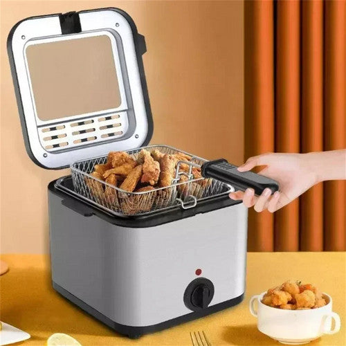 Electric Deep Fryer 2.5L French Frie Machine Oil Hot Pot Fried Chicken Grill - Image 2